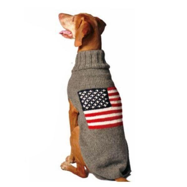 American Flag Wool Sweater-FINAL SALE