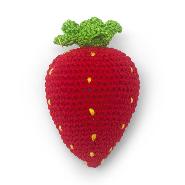 Crochet Strawberry Toy