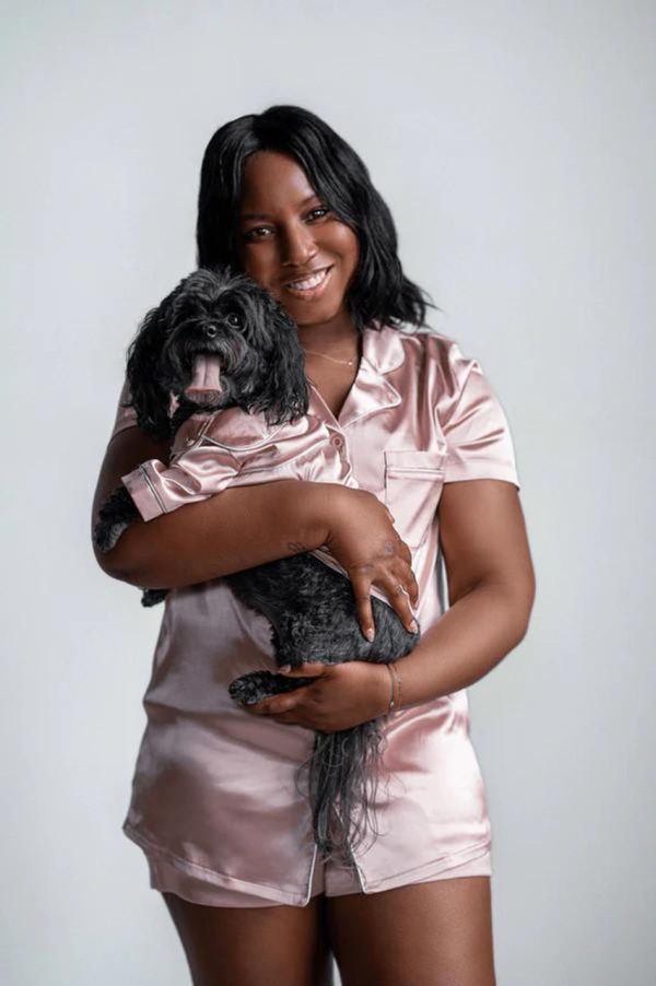 Tella Couture Talula Rose Gold Human Pajama